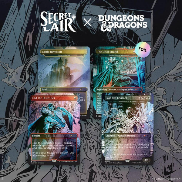 Secret Lair Drop: Secret Lair x Dungeons & Dragons: Strahd’s Descent - Foil Edition - Magic: The Gathering