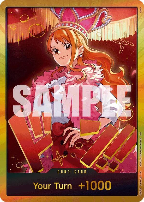 DON!! Card (Nami) (Gold) - One Piece Card Game