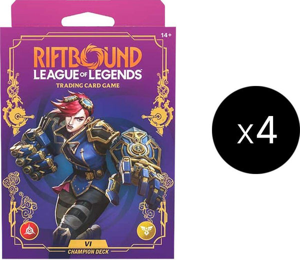 Unleashed - Champion Deck (Vi) Display - Riftbound: League of Legends TCG
