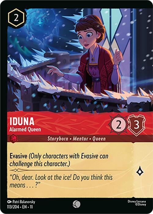 Iduna - Alarmed Queen (Foil) - Disney Lorcana
