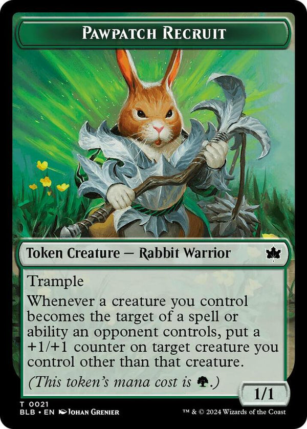 Pawpatch Recruit // Map Double-Sided Token - Magic: The Gathering