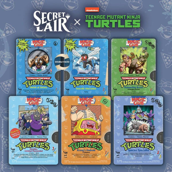 Secret Lair Drop: Secret Lair x Teenage Mutant Ninja Turtles: VHS Villains - Non-Foil Edition - Magic: The Gathering