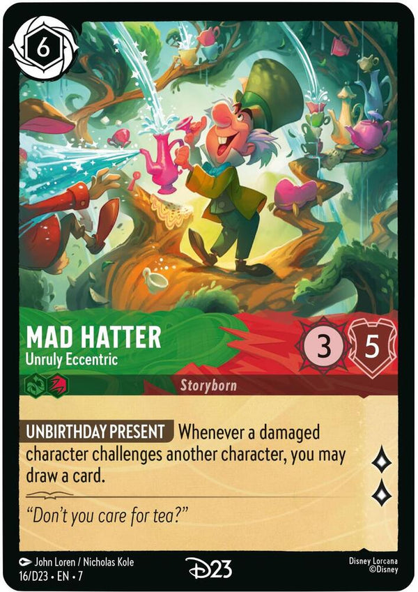 Mad Hatter - Unruly Eccentric - Disney Lorcana