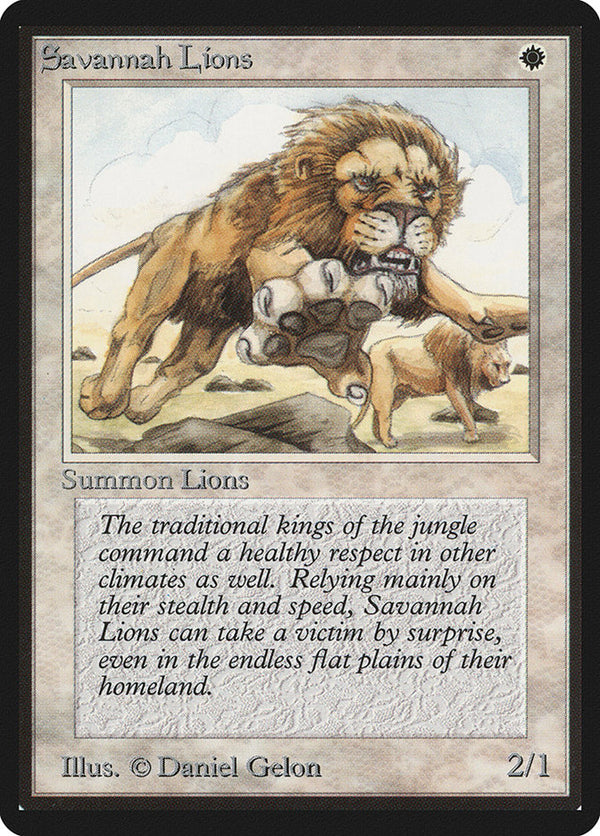 Savannah Lions - Magic: The Gathering