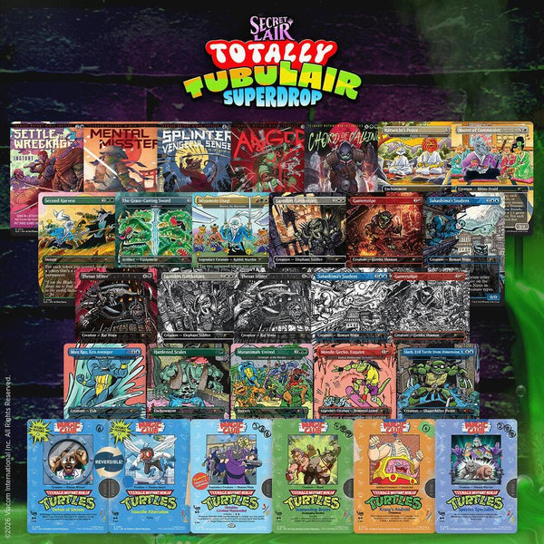 Secret Lair Drop: Totally TubuLair Superdrop: Heroes in a Half Shell Non-Foil Bundle - Magic: The Gathering