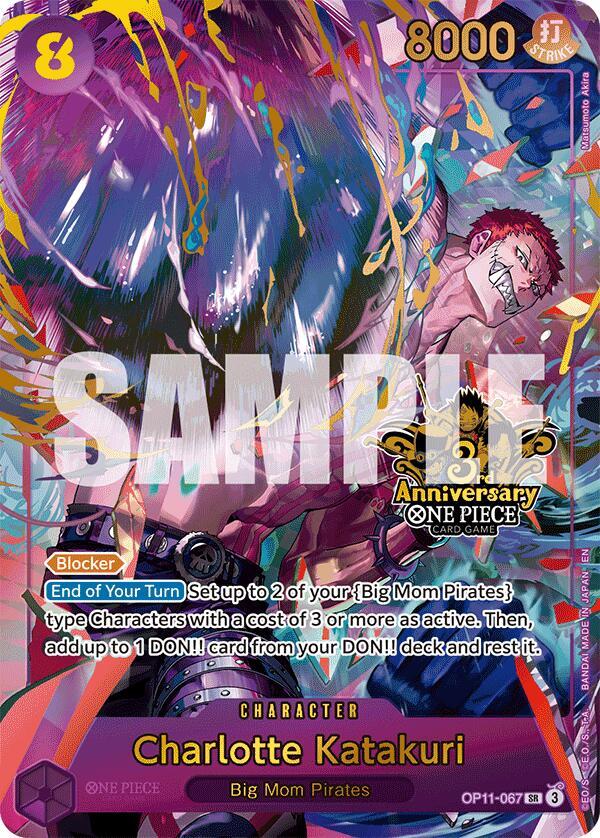 Charlotte Katakuri (Japanese Version 3rd Anniversary Set) - One Piece Card Game