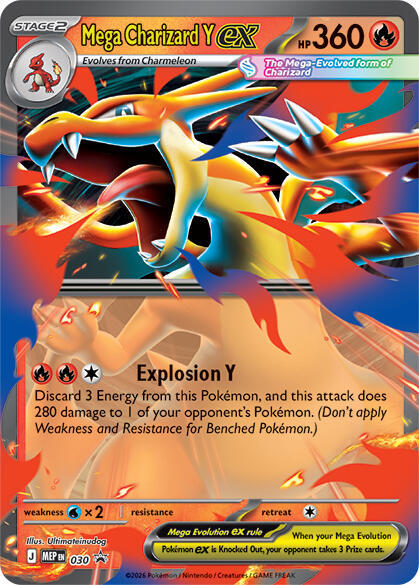 Mega Charizard Y ex - 030 - Pokémon