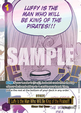 Luffy Is the Man Who Will Be King of the Pirates!!! (Japanese Version 3rd Anniversary Set) - One Piece Card Game