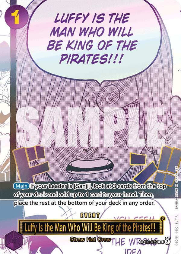 Luffy Is the Man Who Will Be King of the Pirates!!! (Japanese Version 3rd Anniversary Set) - One Piece Card Game