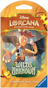 Disney Lorcana: Wilds Unknown Sleeved Booster Pack - Disney Lorcana
