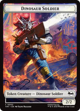 Dinosaur Soldier // Copy Double-Sided Token - Magic: The Gathering