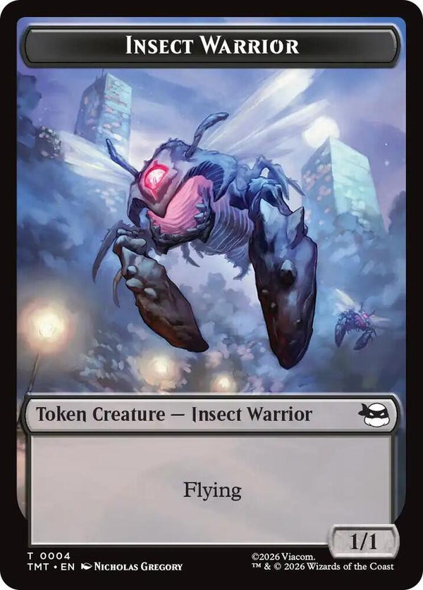 Insect Warrior // Food Double-Sided Token - Magic: The Gathering