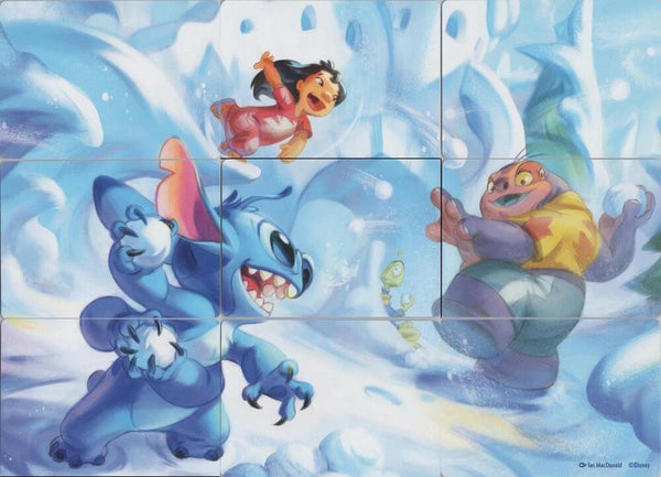 Winterspell Snowball Fight Puzzle Insert (Set of 9) - Disney Lorcana