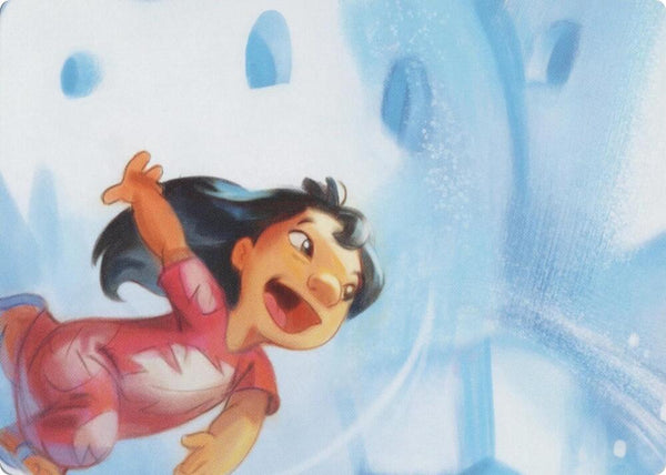 Winterspell Snowball Fight Puzzle Insert (Top Middle) - Disney Lorcana