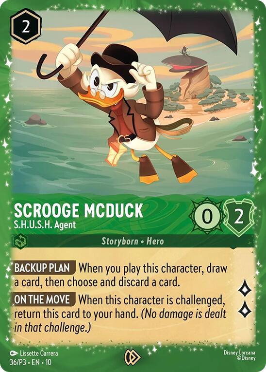 Scrooge McDuck - S.H.U.S.H. Agent - Disney Lorcana