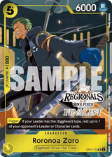 Roronoa Zoro (113) (Regionals Finalist Card Set 26-27) - One Piece Card Game