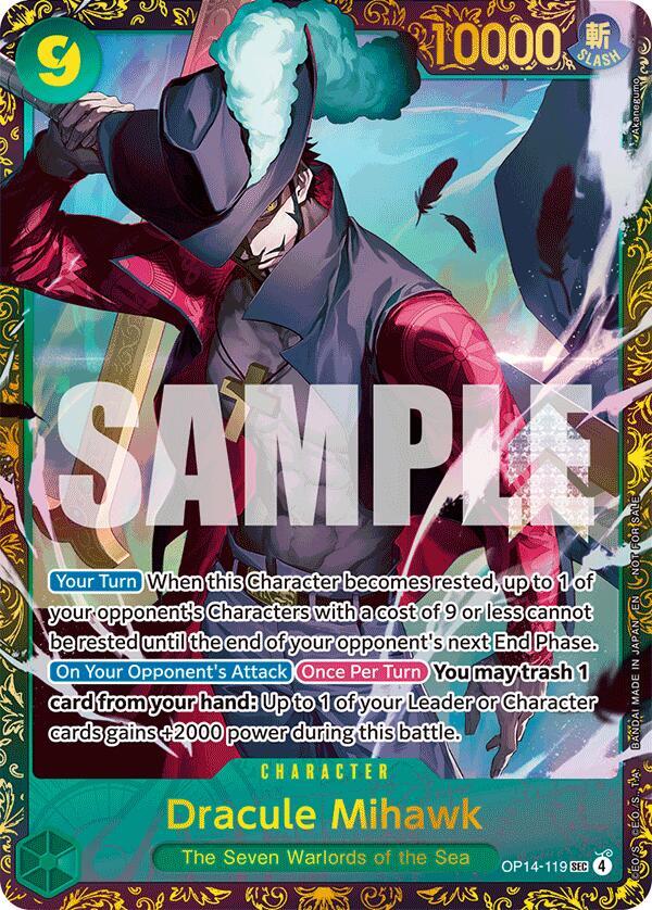 Dracule Mihawk - (CS 26-27 Regionals Season 1) - One Piece Card Game