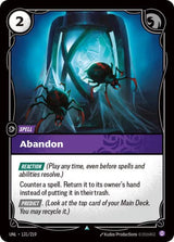 Abandon - Riftbound: League of Legends TCG