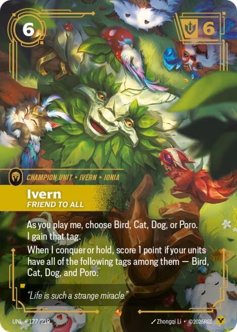 Ivern, Friend to All (UNL 177/219) - Riftbound: League of Legends TCG