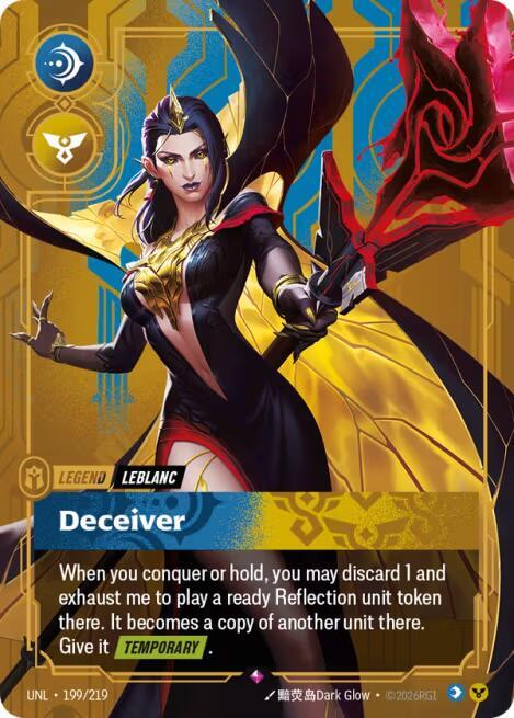 LeBlanc - Deceiver - Riftbound: League of Legends TCG