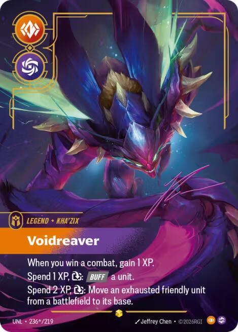 Kha'Zix - Voidreaver (Signature) - Riftbound: League of Legends TCG