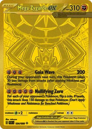 Mega Zygarde ex - 124/088 - Pokémon