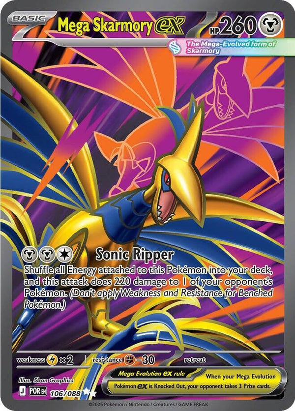 Mega Skarmory ex - 106/088 - Pokémon