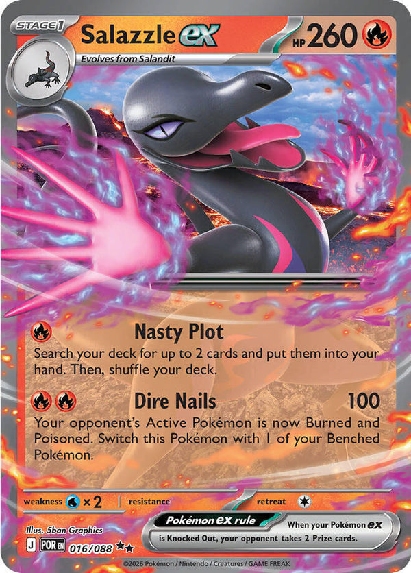 Salazzle ex - 016/088 - Pokémon