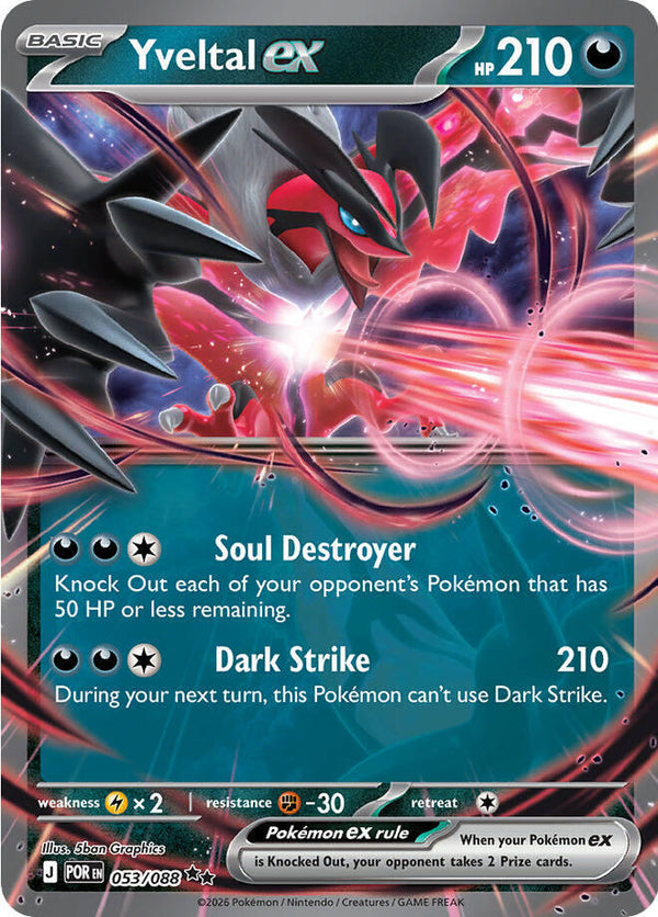 Yveltal ex - 053/088 - Pokémon