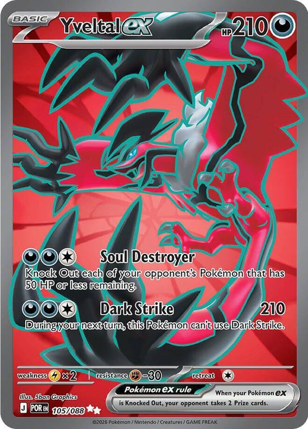 Yveltal ex - 105/088 - Pokémon
