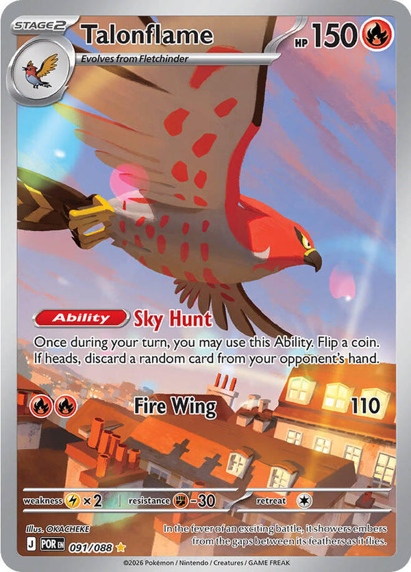 Talonflame - 091/088 (POR 091/088) - Pokémon