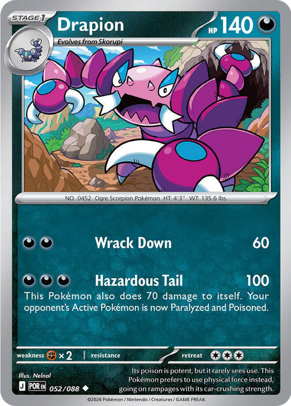 Drapion - 052/088 - Pokémon
