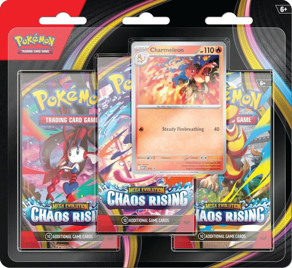 Chaos Rising 3-Pack Blister [Charmeleon] - Pokémon