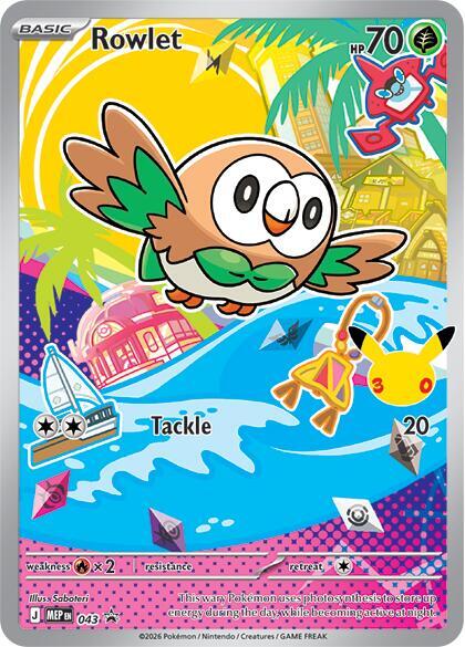 Rowlet - 043 - Pokémon