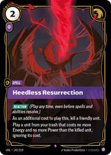 Heedless Resurrection (UNL 142/219) - Riftbound: League of Legends TCG