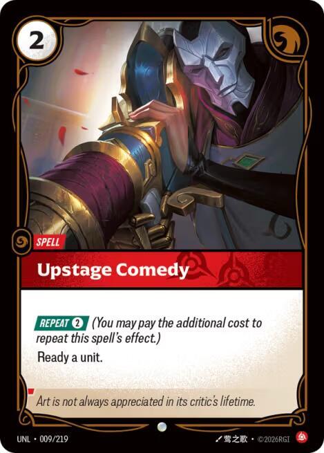 Upstage Comedy - Riftbound: League of Legends TCG