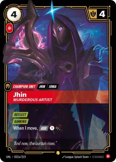 Jhin - Murderous Artist (Alternate Art) - Riftbound: League of Legends TCG