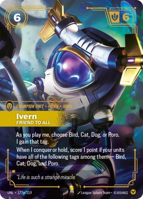 Ivern, Friend to All (Alternate Art) (UNL 177a/219) - Riftbound: League of Legends TCG