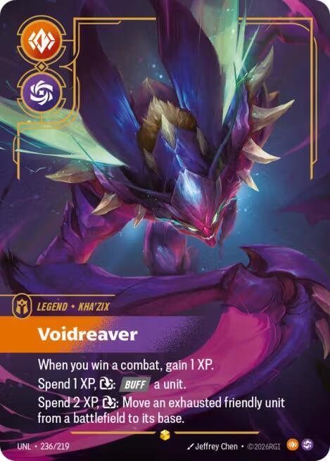 Kha'Zix, Voidreaver (Overnumbered) - Riftbound: League of Legends TCG