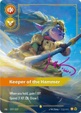 Poppy - Keeper of the Hammer (Signature) - Riftbound: League of Legends TCG
