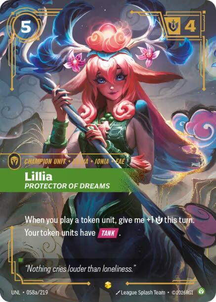 Lillia, Protector of Dreams (Alternate Art) - Riftbound: League of Legends TCG
