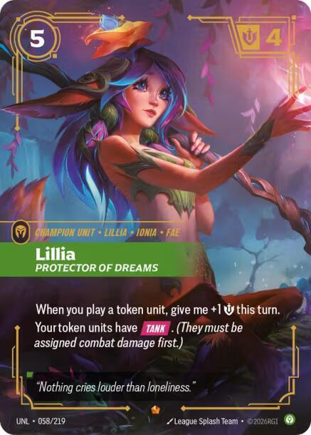 Lillia, Protector of Dreams - Riftbound: League of Legends TCG