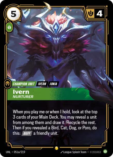 Ivern - Nurturer (Alternate Art) - Riftbound: League of Legends TCG
