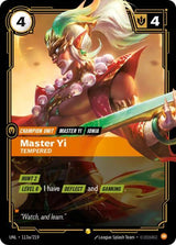 Master Yi - Tempered (Alternate Art) - Riftbound: League of Legends TCG