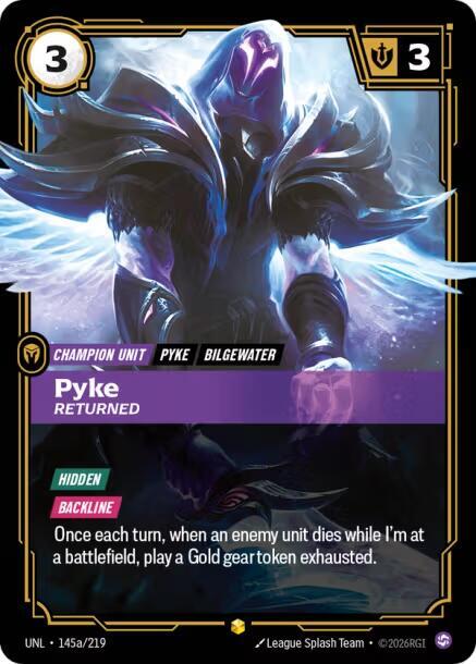 Pyke, Returned (Alternate Art) - Riftbound: League of Legends TCG