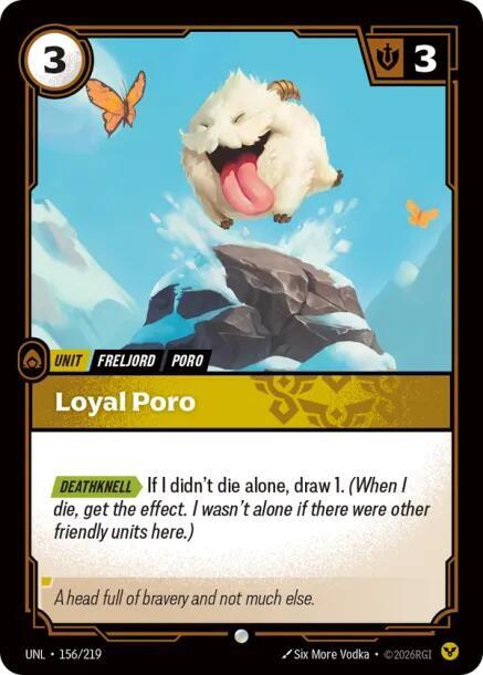 Loyal Poro - Riftbound: League of Legends TCG