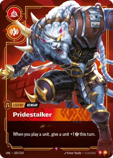 Rengar - Pridestalker - Riftbound: League of Legends TCG