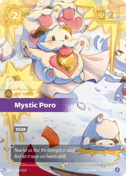 Mystic Poro (Overnumbered) - Riftbound: League of Legends TCG