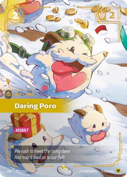 Daring Poro (Overnumbered) - Riftbound: League of Legends TCG