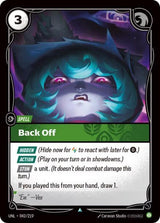 Back Off - Riftbound: League of Legends TCG